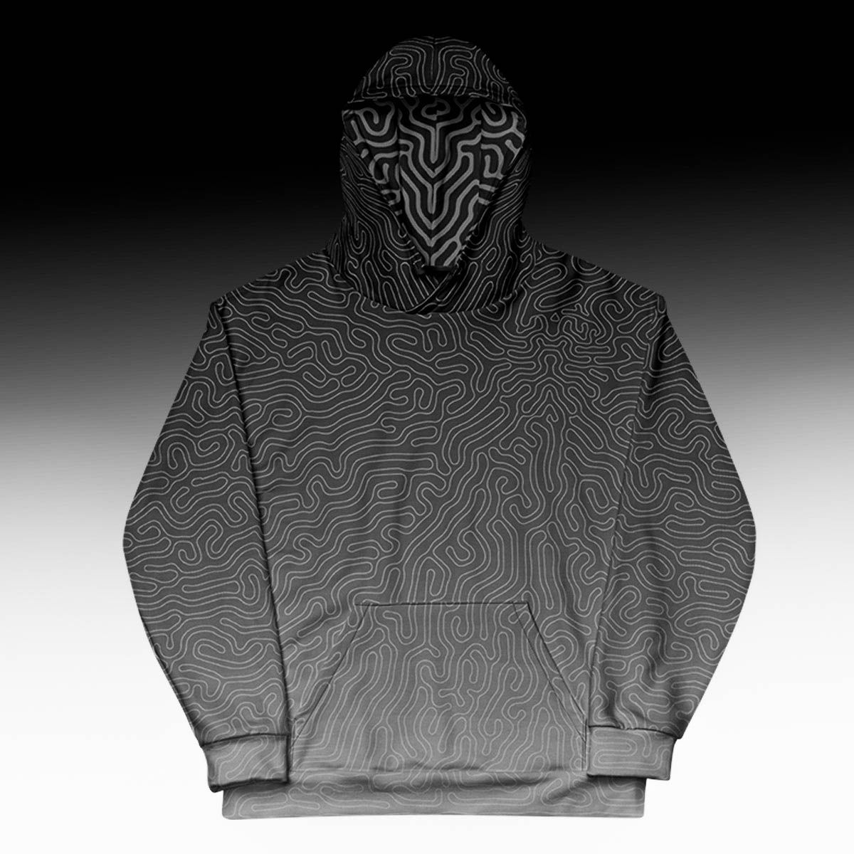 ASH to BLK Unisex cotton hoodie