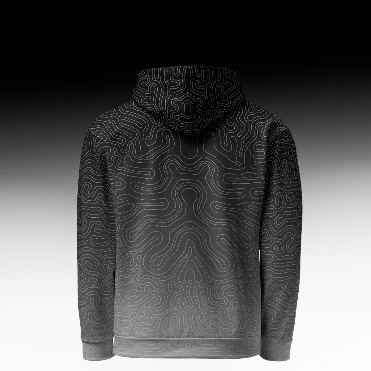 ASH to BLK Unisex cotton hoodie