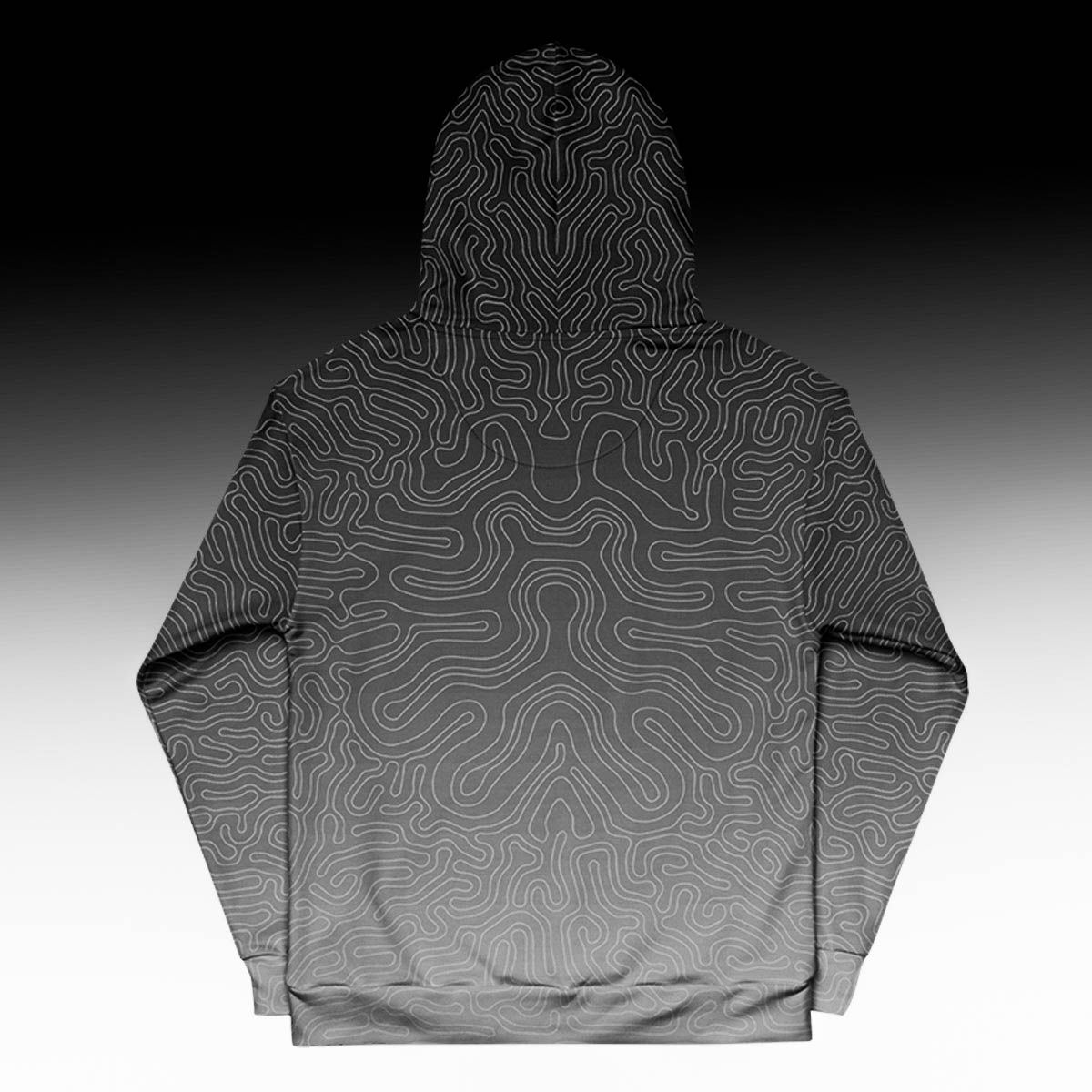 ASH to BLK Unisex cotton hoodie