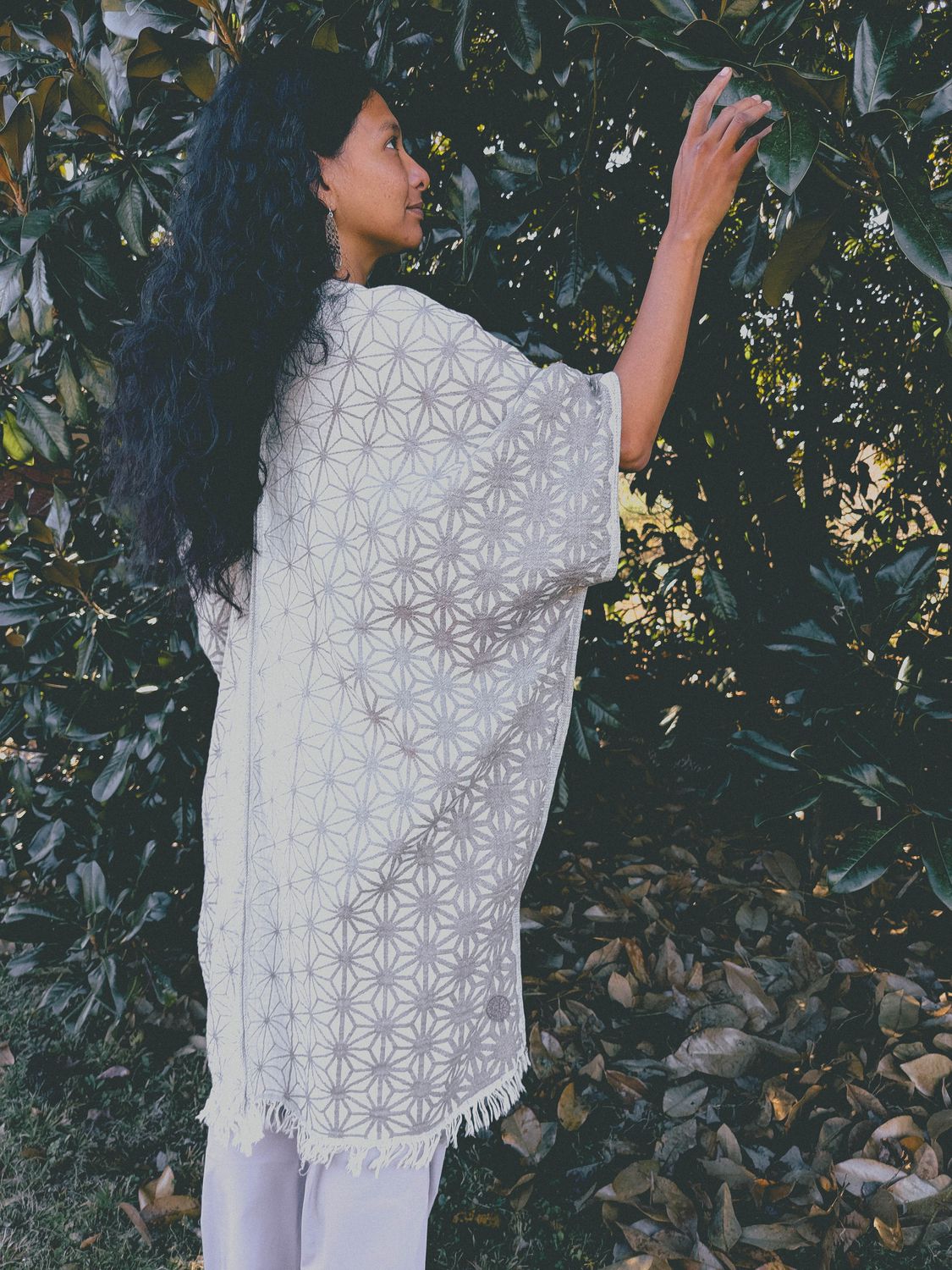 Asanoha poncho limited edition Asanoha poncho limited edition