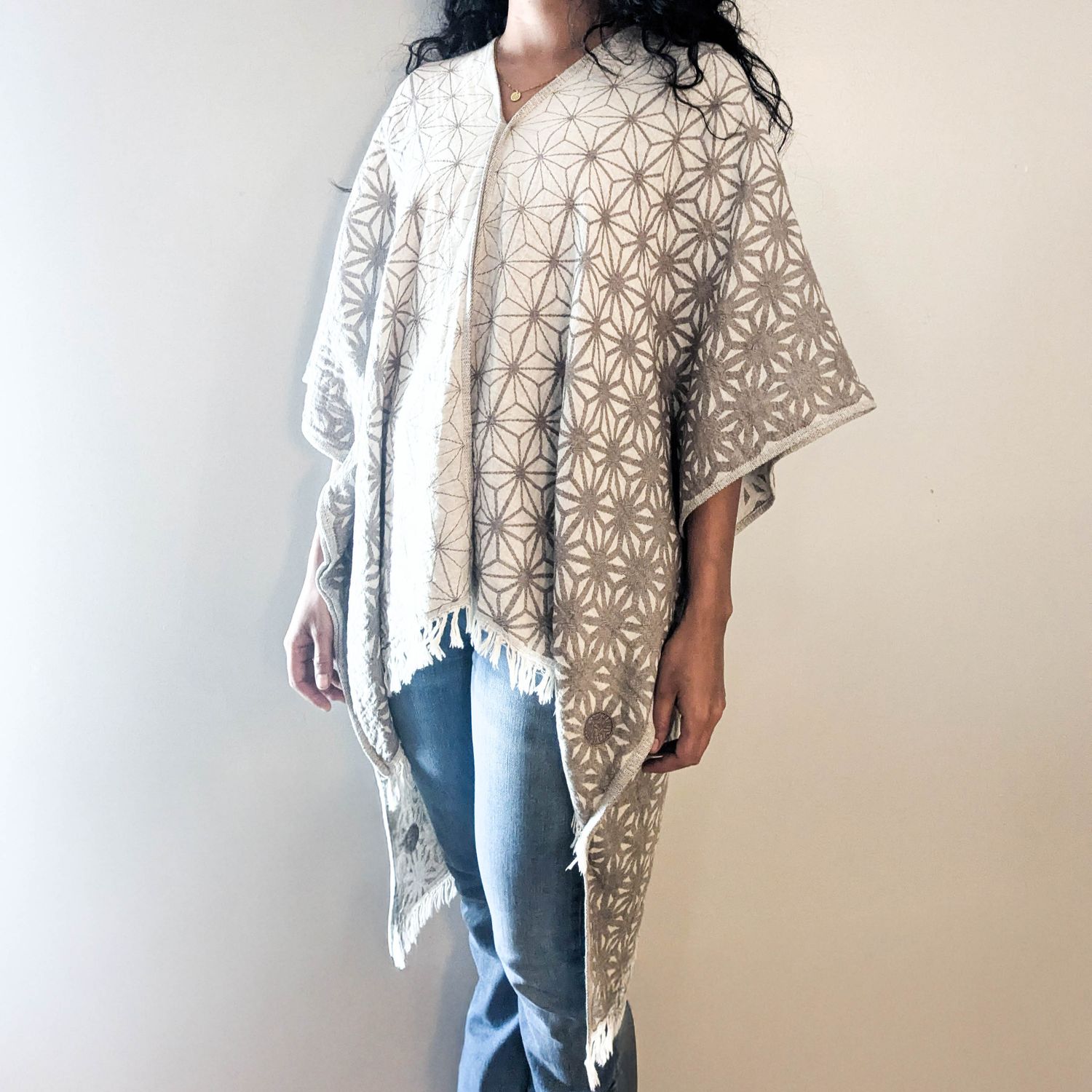 Asanoha poncho limited edition Asanoha poncho limited edition