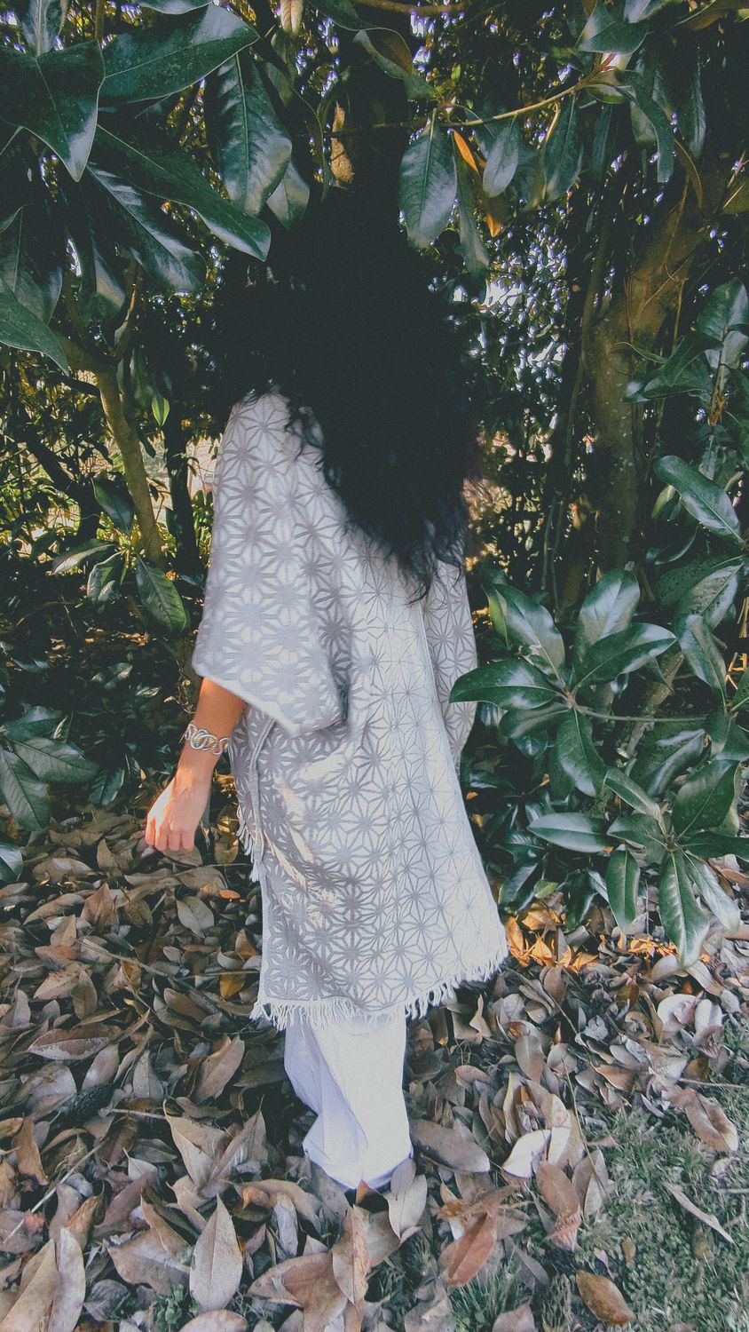 Asanoha poncho limited edition Asanoha poncho limited edition