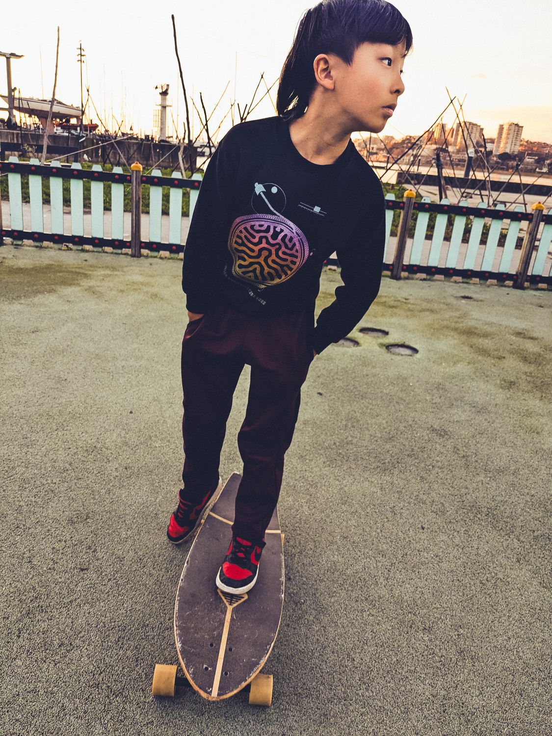The Red Rocks Youth crewneck sweatshirt