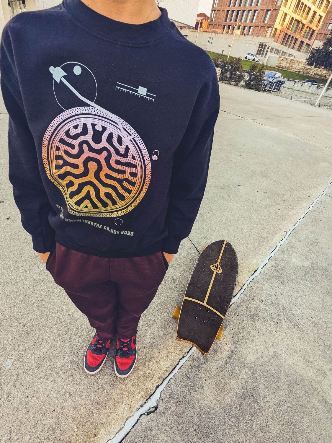 The Red Rocks Youth crewneck sweatshirt