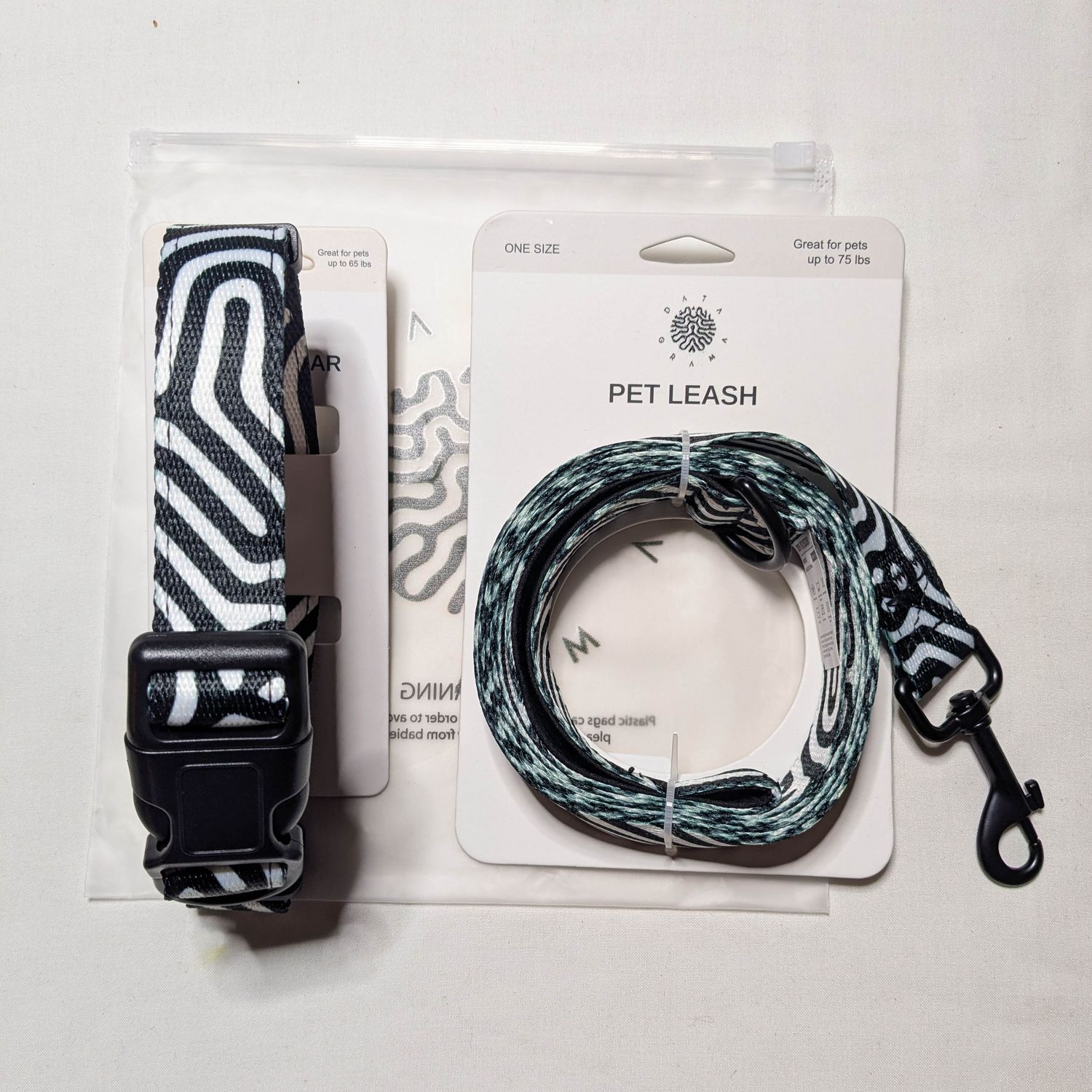 BW DATAGRAMA Pet Leash &amp; Collar Set