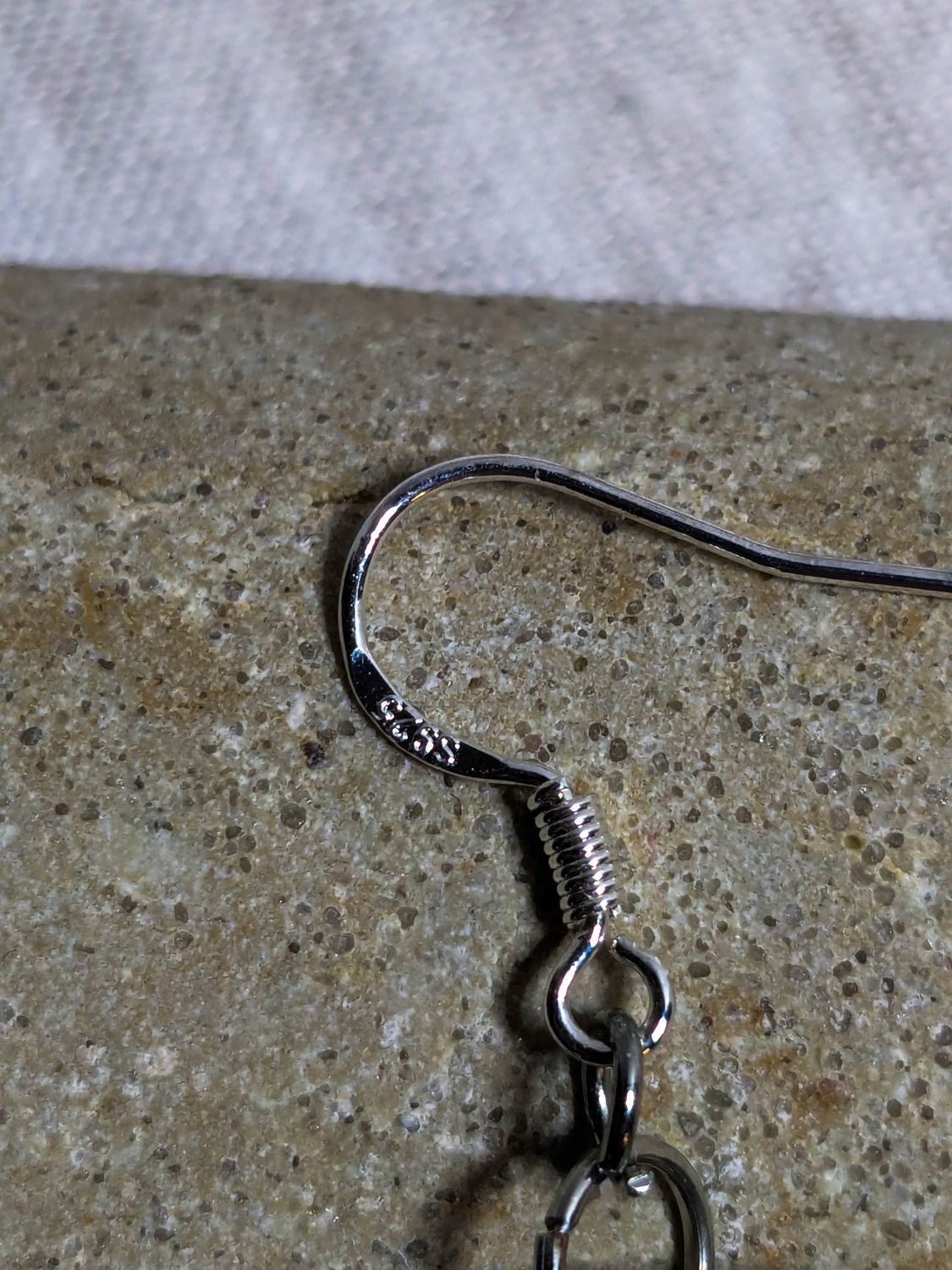 Ultra light earrings (BLK+CPPR)