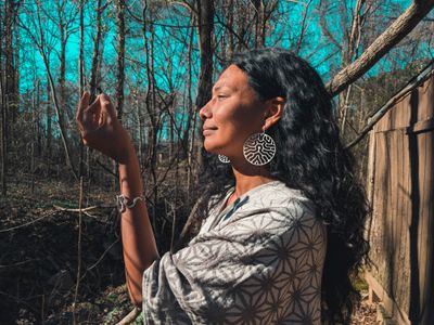 Ultra light earrings (WHT+SLVR)