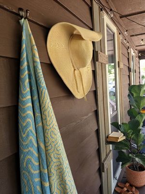 Turkish towel ( Turquoise &amp; Sun )