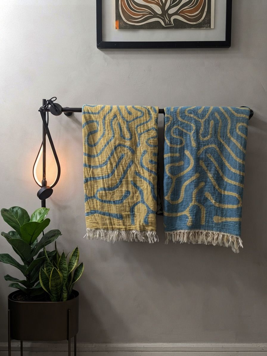 Turkish towel ( Turquoise &amp; Sun )