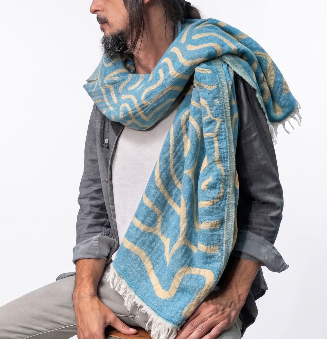 Turkish towel ( Turquoise &amp; Sun )