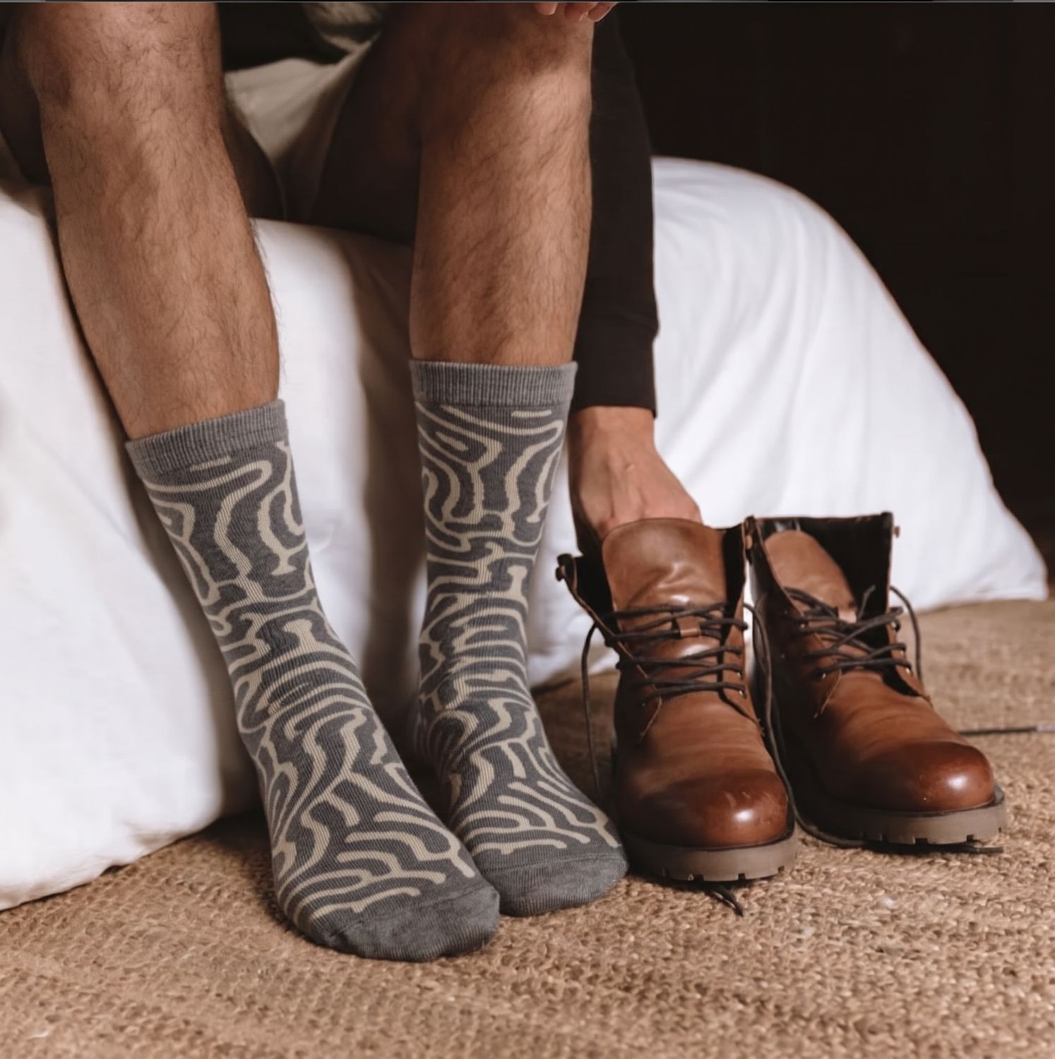 Socks ( Ash &amp; Sand )