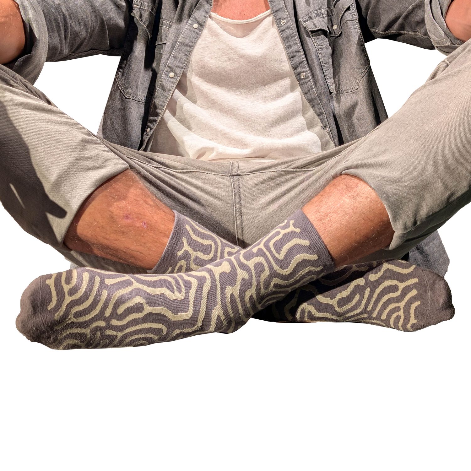 Socks ( Ash &amp; Sand )