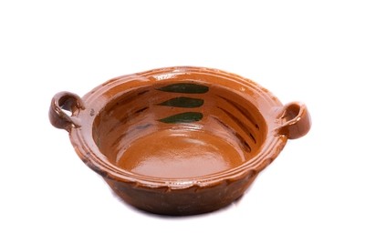 Cazuela de Barro 12&quot; / Clay Sauce Pan