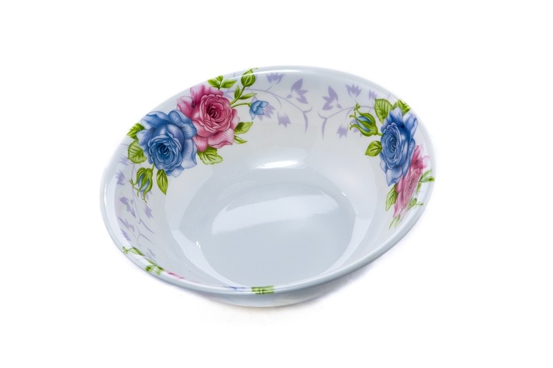 Plato Melamina Flores 8&quot; / Melamine Bowl Flower Design