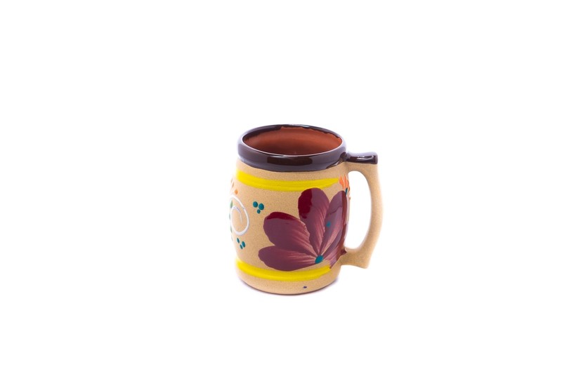 Tarro Cervecero Engobe / Clay Mug w Design
