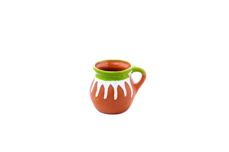 Taza Chorreada / Traditional Clay Mug