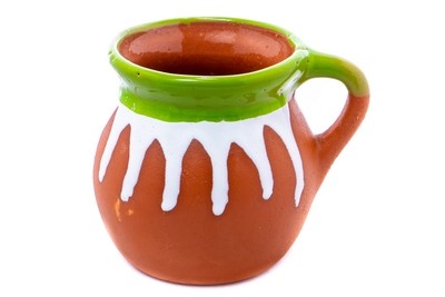 Taza Chorreada / Traditional Clay Mug
