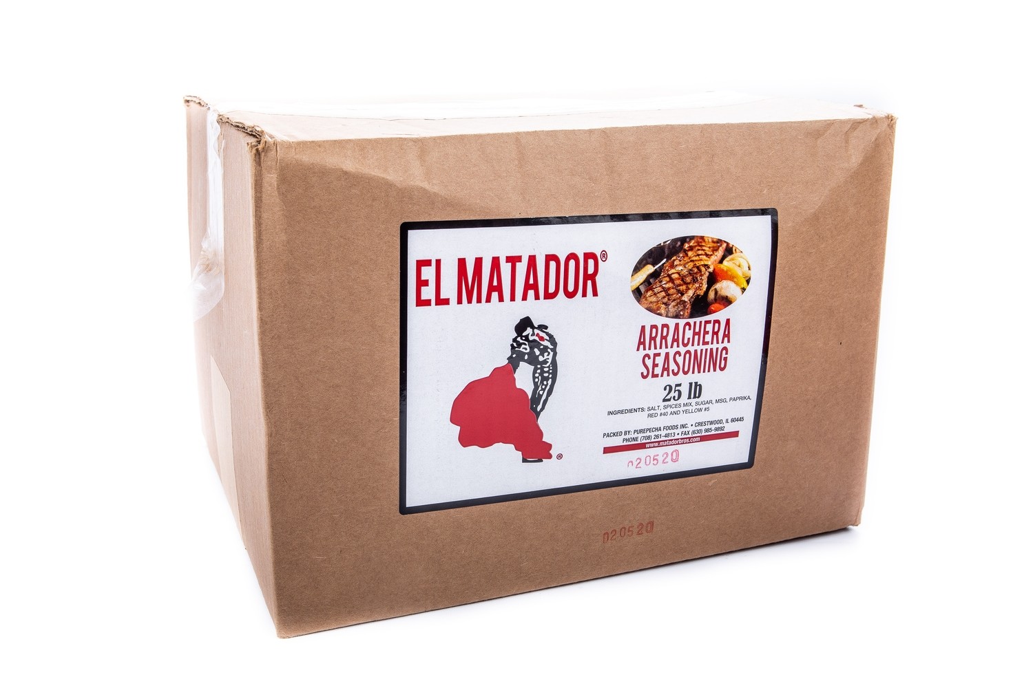 Sazonador El Matador para Arrachera 25lbs