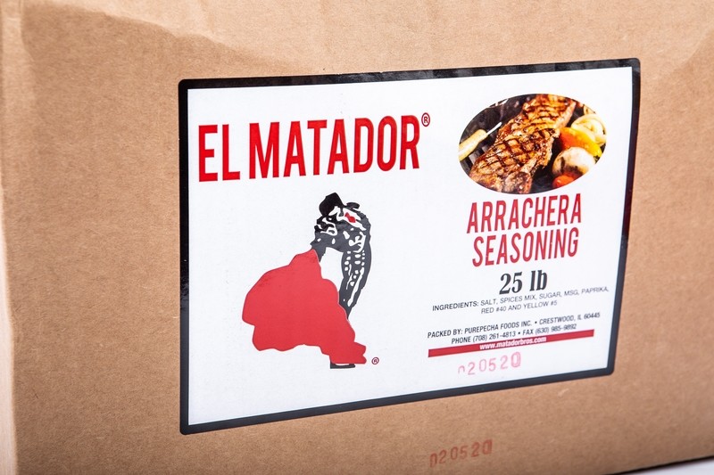 Sazonador El Matador para Arrachera 25lbs