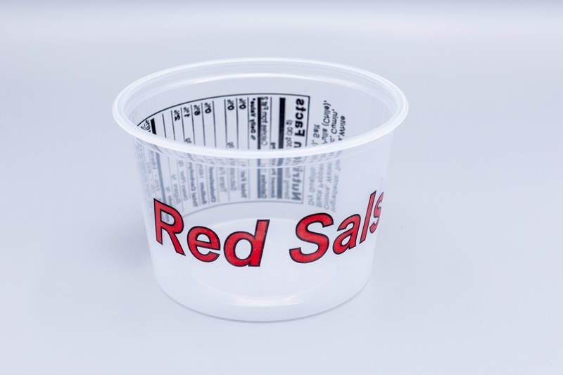 Placon Salsa Roja 16oz Transp 500ct