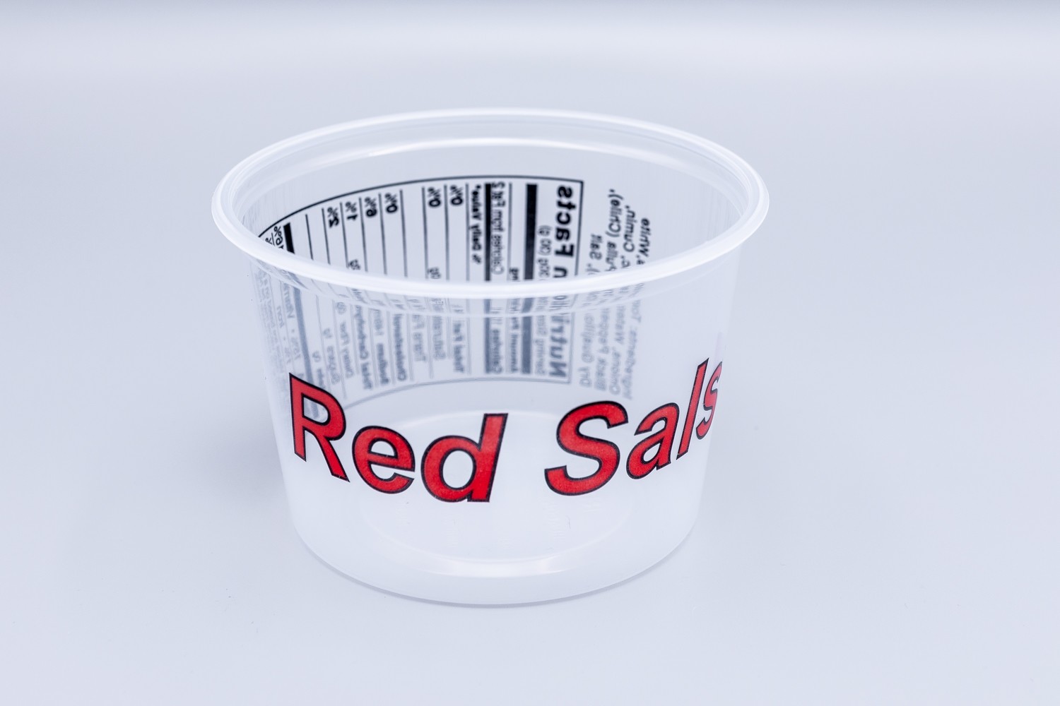 Placon Salsa Roja 16oz Transp 500ct
