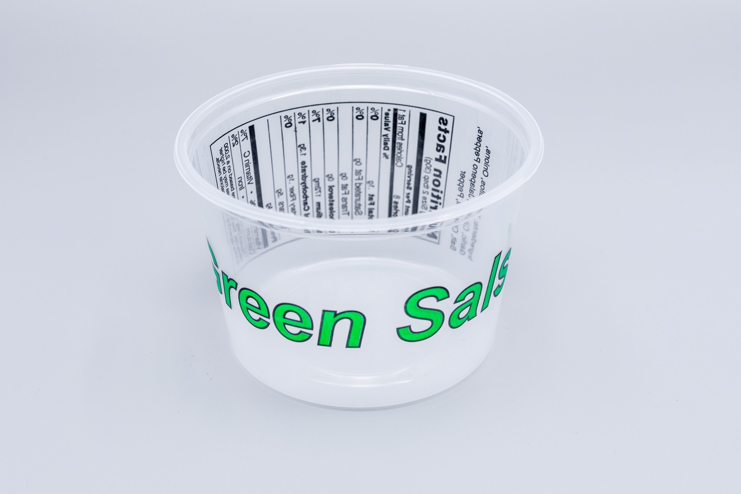 Placon Salsa Verde 16oz Transp 500ct