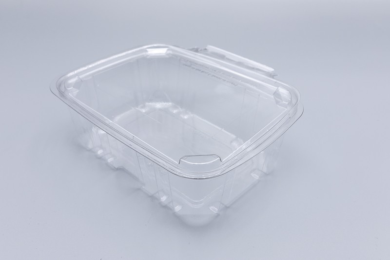 PolarPak Breakaway TV 24oz Round Hinged 24oz Transp