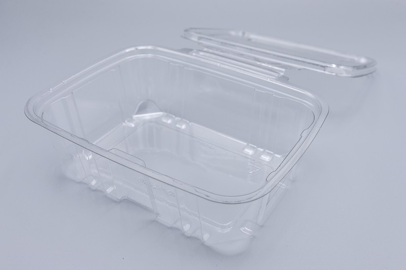 PolarPak Breakaway TV 24oz Round Hinged 24oz Transp