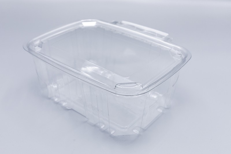 PolarPak Breakaway TV 32oz Round Hinged 32oz Transp