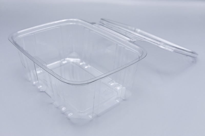 PolarPak Breakaway TV 32oz Round Hinged 32oz Transp