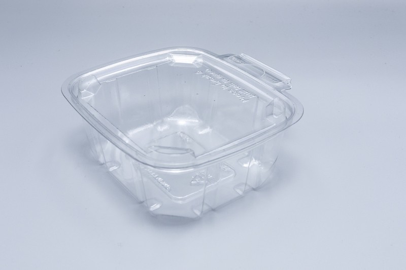 PolarPak Breakaway TV 12oz Round Hinged 12oz Transp