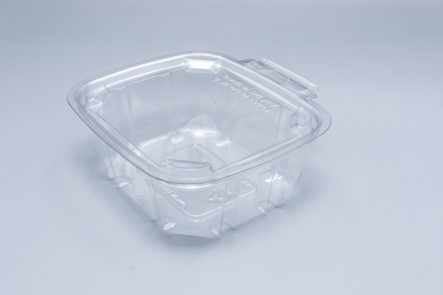 PolarPak Breakaway TV 12oz Round Hinged 12oz Transp