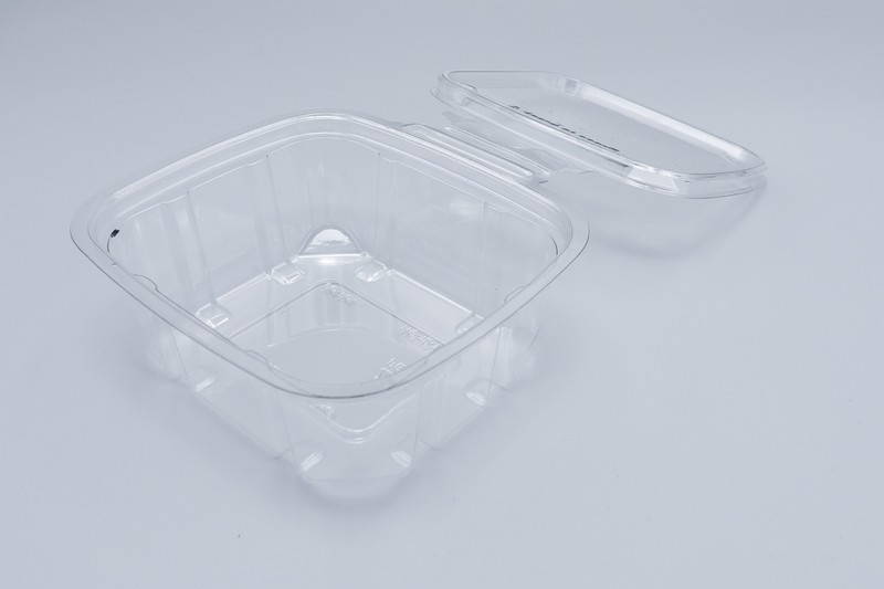 PolarPak Breakaway TV 12oz Round Hinged 12oz Transp
