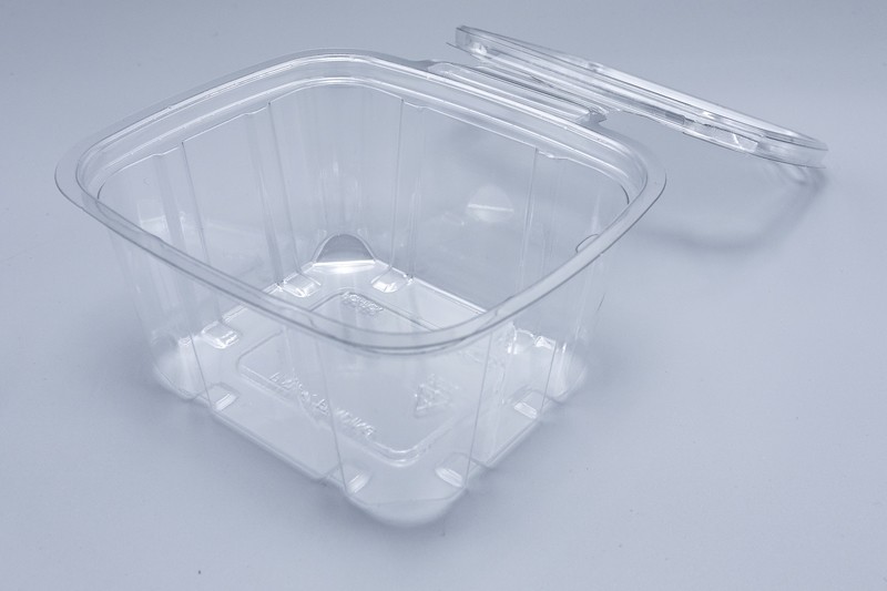 PolarPak Breakaway TV 16oz Round Hinged 16oz Transp