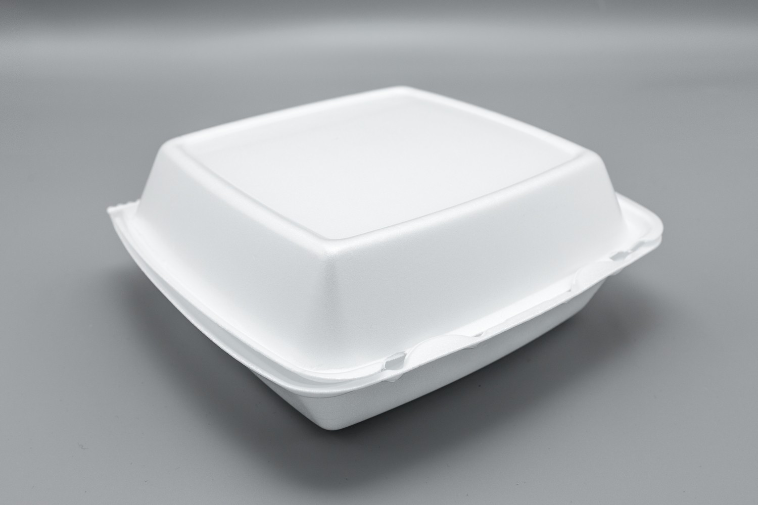 Carry-out container 1-comp.  #85HT1R  8 1/2&quot; x 8&quot; x 3 1/3&quot; White