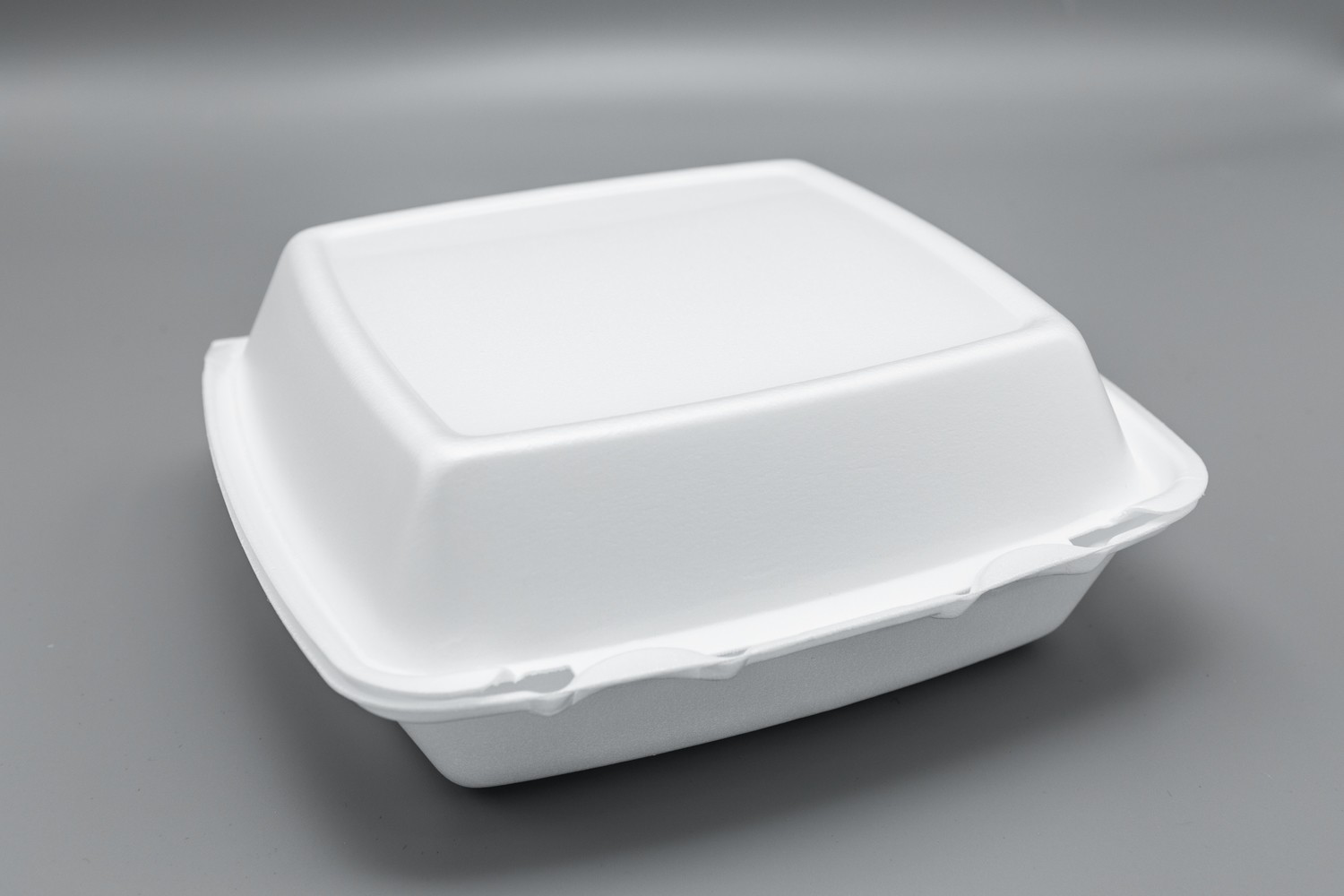 Carry-out container 3-comp.  #85HT3 8 1/2&quot; 8&quot; x 3 1/3&quot; White