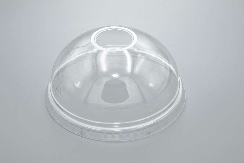 Dart Clear Dome Lid w/Hole / Tapa con hoyo #DLR626