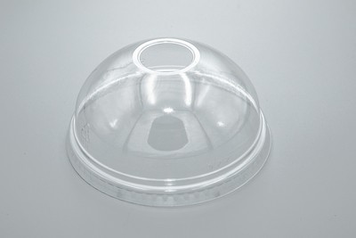 Dart Clear Dome Lid w/Hole / Tapa con hoyo #DLR626