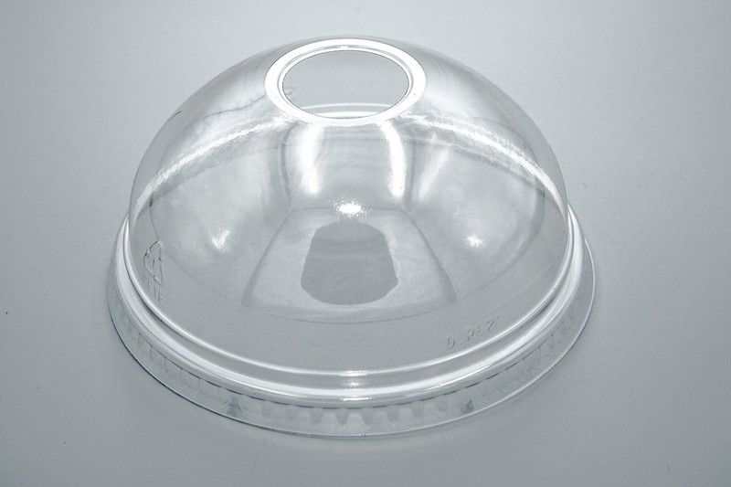 Dart Clear Dome Lid w/Hole / Tapa con hoyo #DLR626