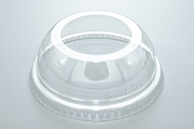 Dart Clear Dome Lid / Tapas w/Wide Hole #DLW662