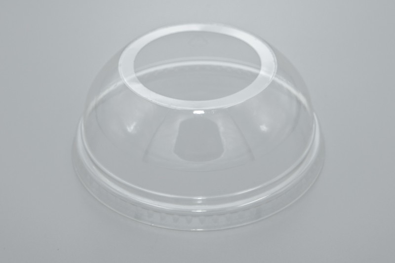 Dart Clear Dome Lid / Tapas w/Wide Hole #DLW626