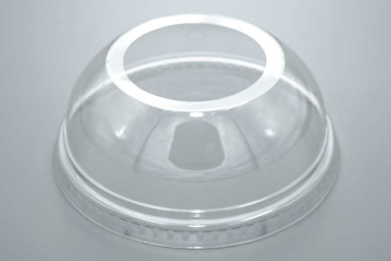 Dart Clear Dome Lid / Tapas w/Wide Hole #DLW626