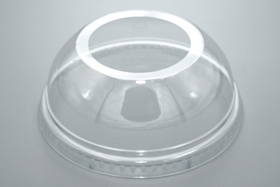 Dart Clear Dome Lid / Tapas w/Wide Hole #DLW626