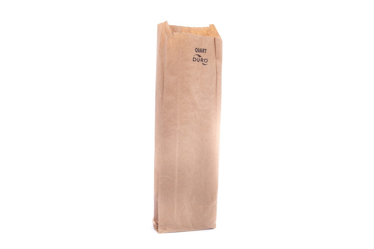 Brown Paper Paper Bags  Quart 4 1/2&quot; x 2 1/2&quot; x 16&quot; Brown