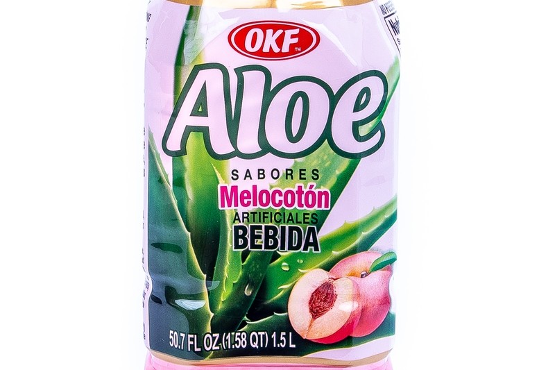 Aloe Peach Flavored Drink 1.5Lx12ct