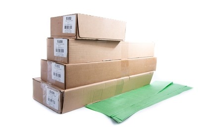 8x30 Steak paper peach-green-black (Mcnair)