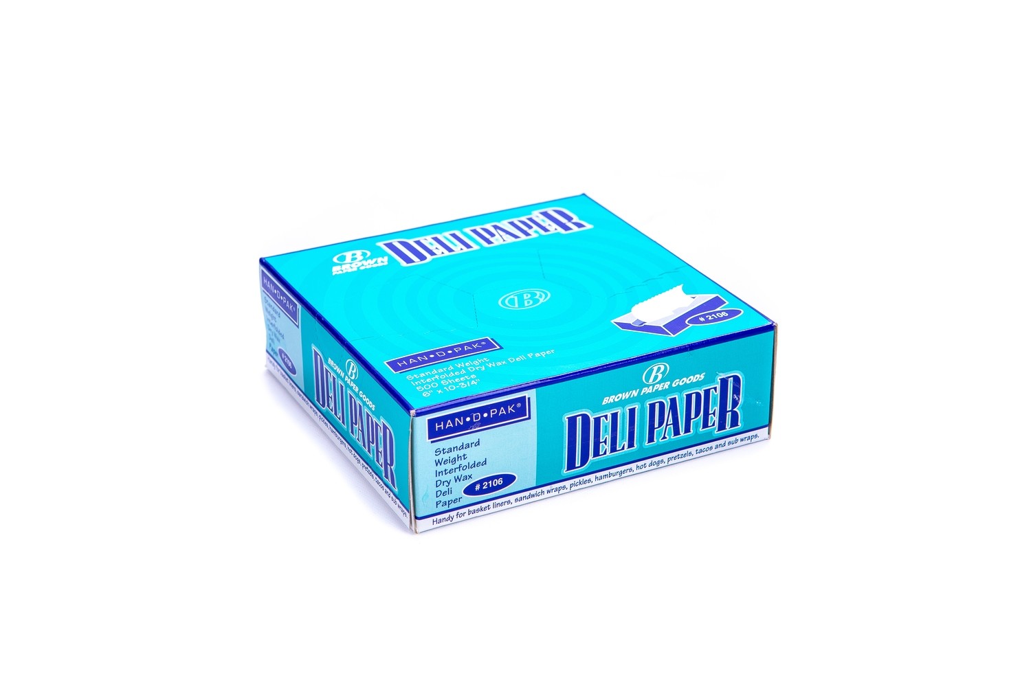 Midget Wax Deli Paper 6&quot; X 10 3/4&quot;