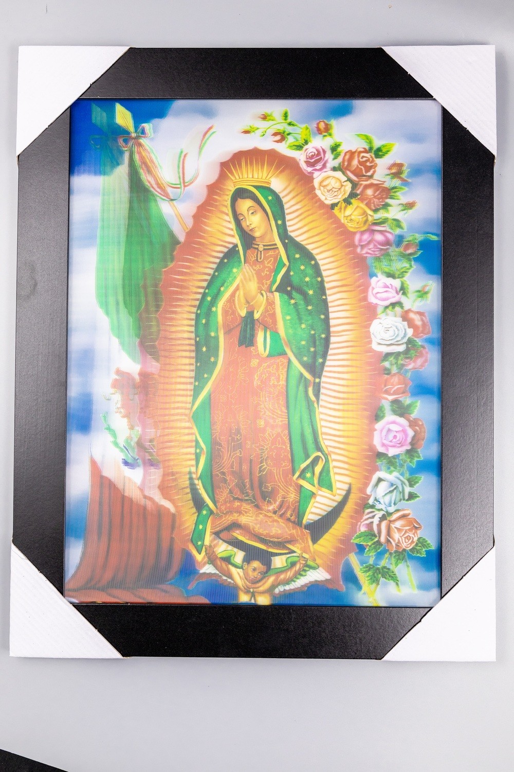 Imagen de la Virgen de Guadalupe en 3D