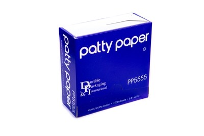 Waxed Patty Paper 5.5&quot; x 5.5&quot; 24/500