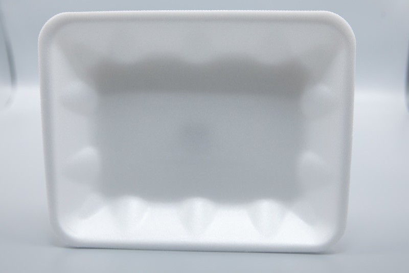 Foam Tray #4PL White (400ct) Dyne-a-Pak